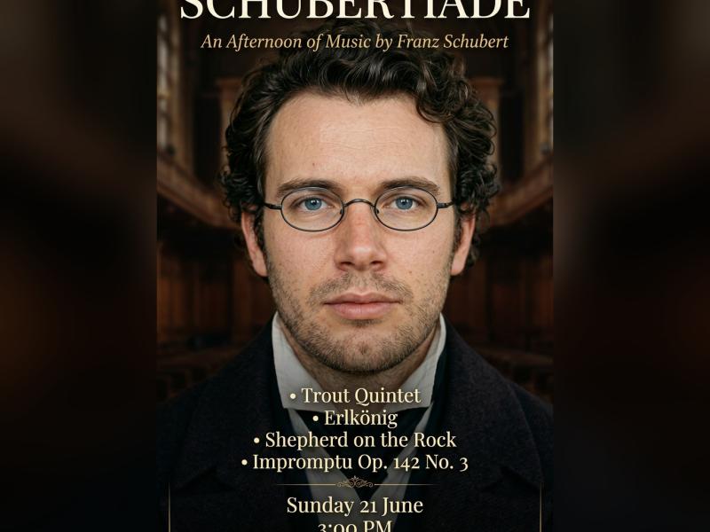 Schubert concert at Uplands College in White River, Mpumalanga